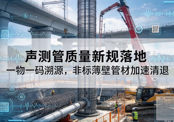 鄂伦春声测管质量新规落地，一物一码溯源，非标薄壁管材加速清退
