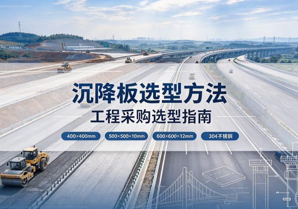 鄂伦春沉降板选择方法